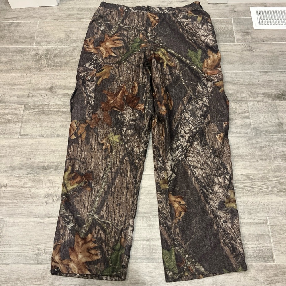 Woolrich Mossy Oak Break Up Camouflage Cargo Hunting Pants Men Sz XL Ankle Snaps
